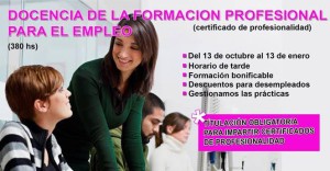 Docencia de la formación profesional para el empleo