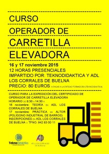 Curso Carretillero noviembre