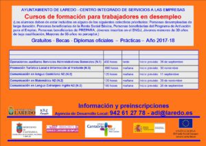 cartel cursos 2017-2018 agosto 2017