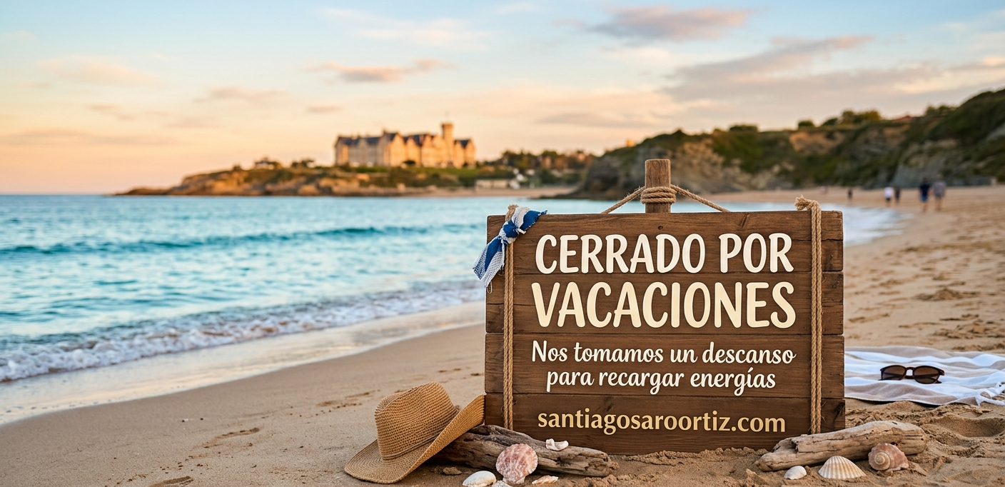¡Cerrado por vacaciones!